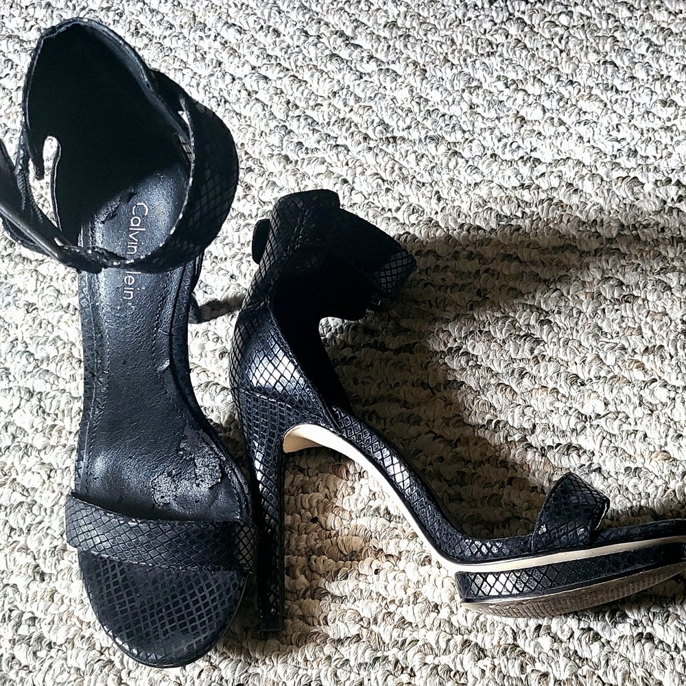Calvin Klein Black Women's Heels